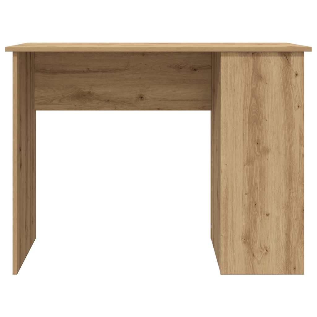 vidaXL Biurko, dąb artisan, 100x55x75 cm, materiał drewnopochodny