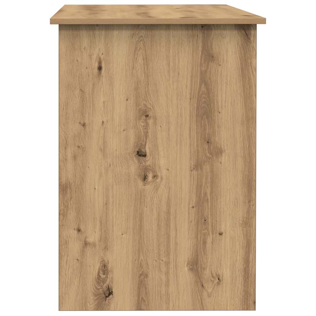 vidaXL Biurko, dąb artisan, 100x55x75 cm, materiał drewnopochodny