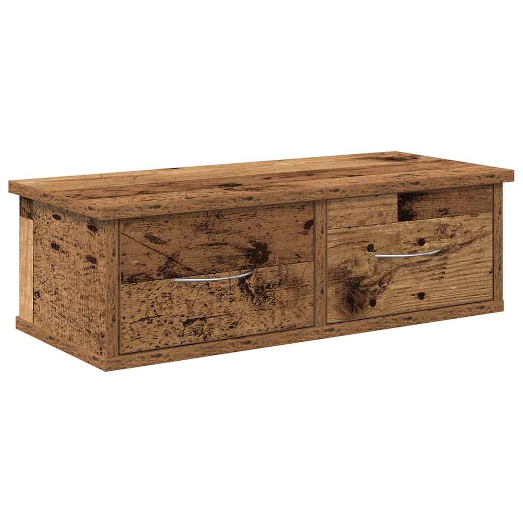 vidaXL Szafka wisząca, stare drewno, 60x26x18,5 cm