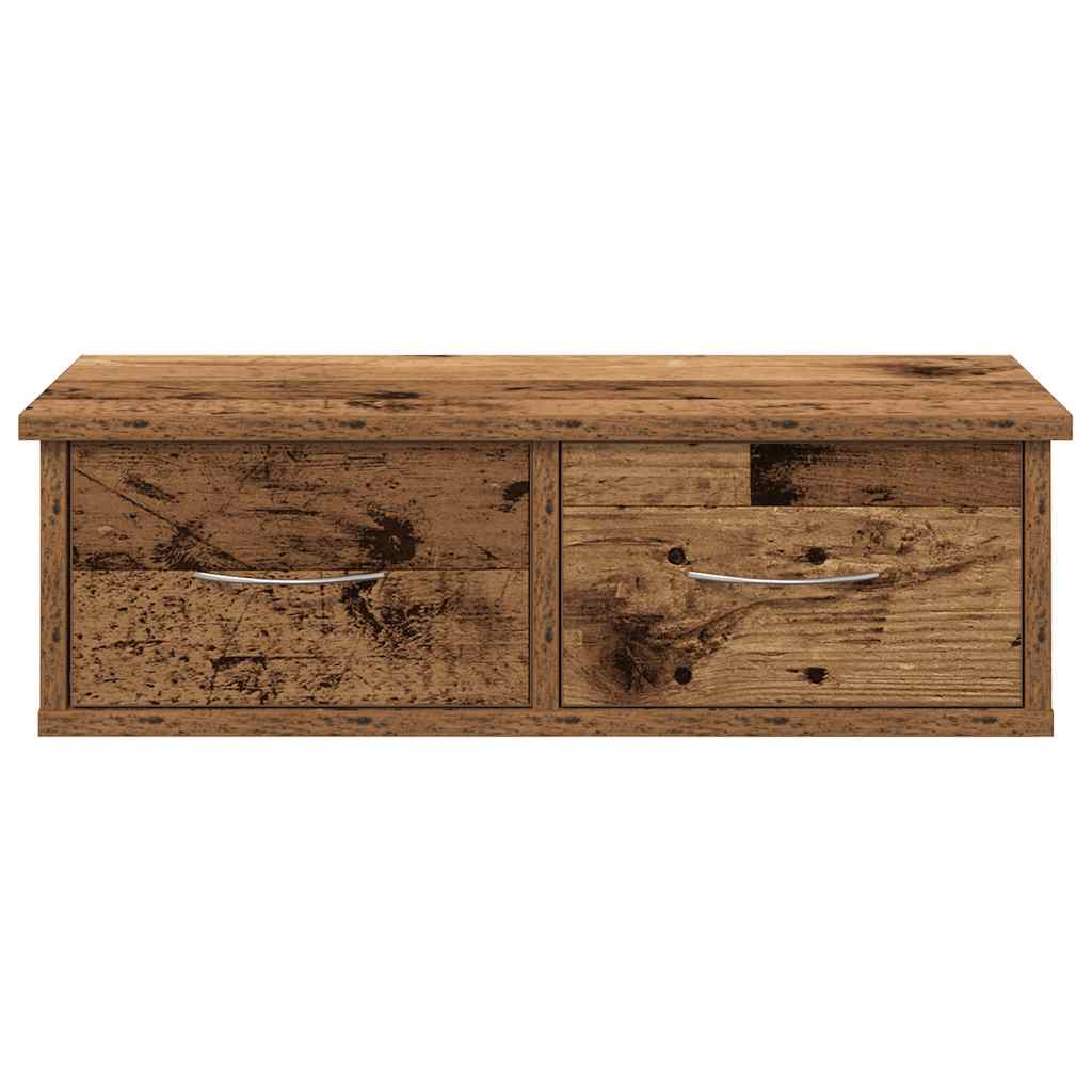 vidaXL Szafka wisząca, stare drewno, 60x26x18,5 cm