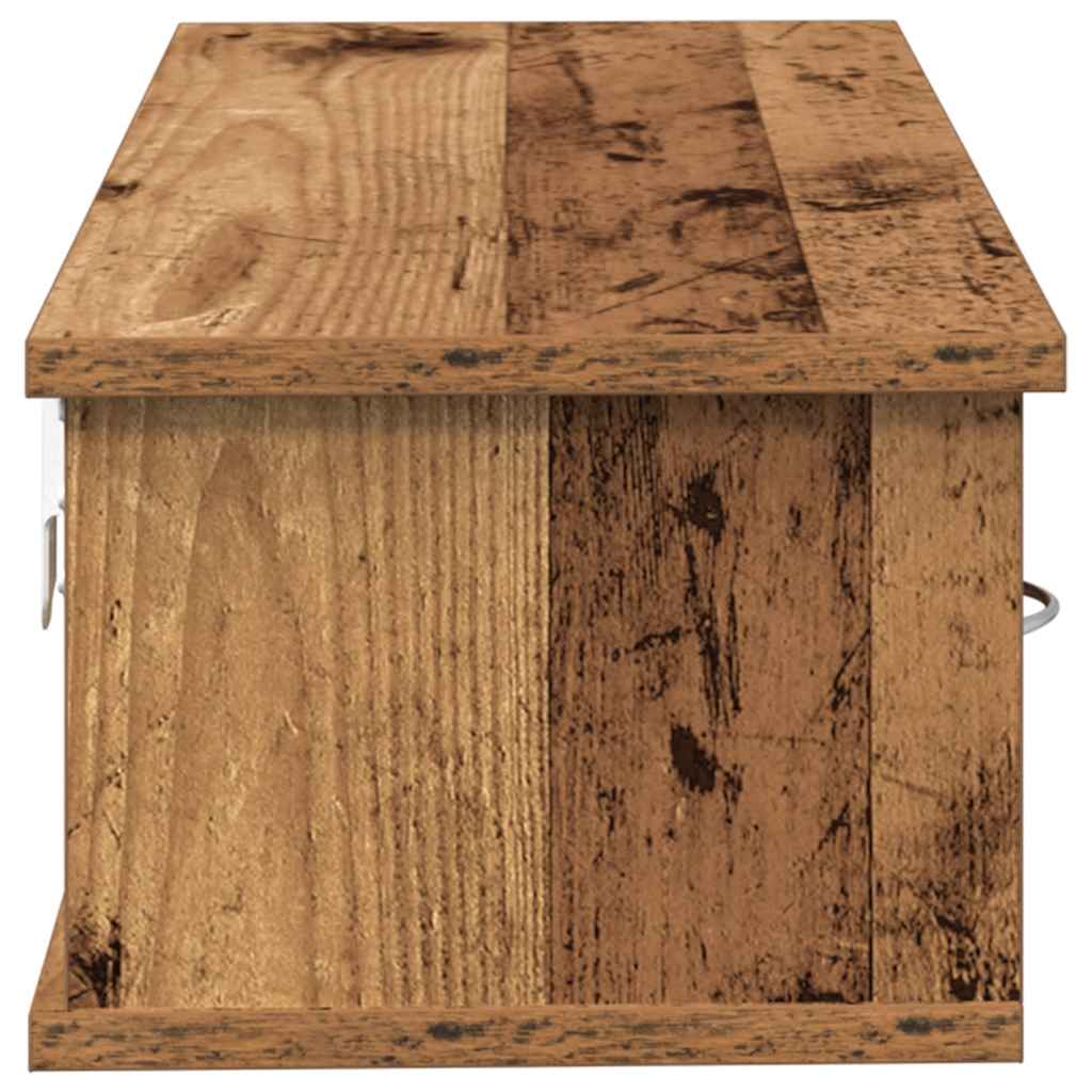 vidaXL Szafka wisząca, stare drewno, 60x26x18,5 cm
