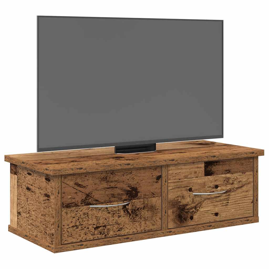 vidaXL Szafka wisząca, stare drewno, 60x26x18,5 cm