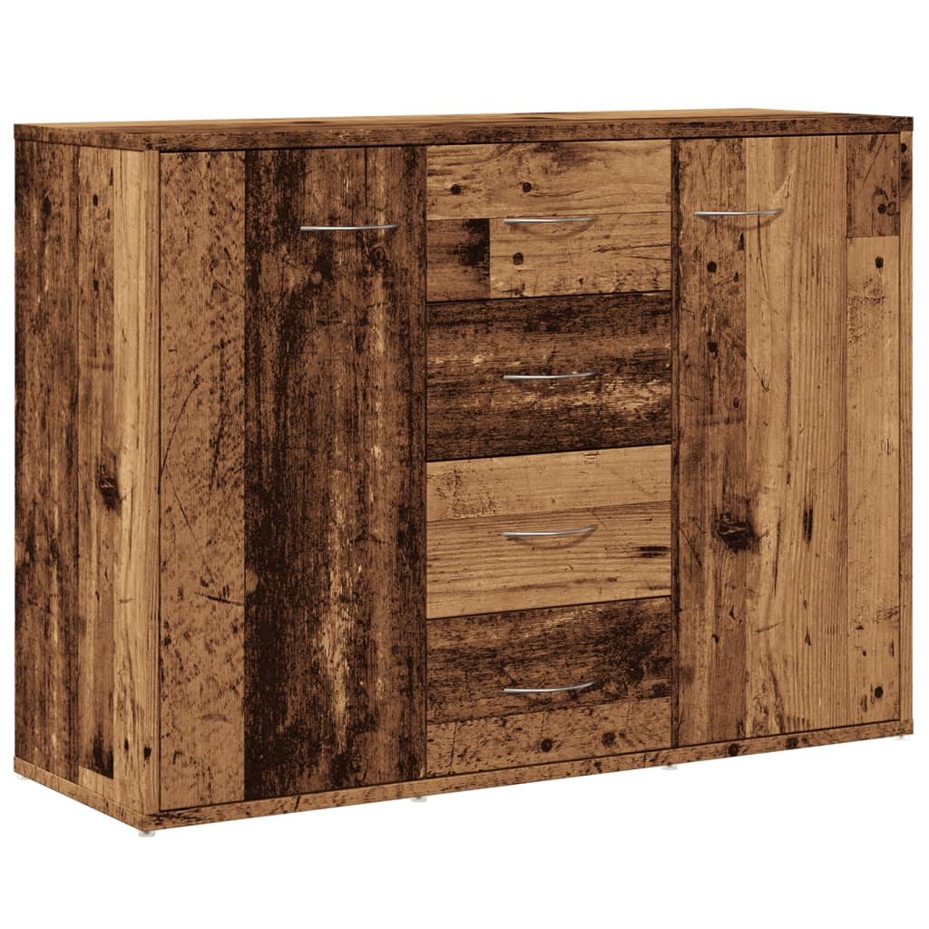 vidaXL Szafka, stare drewno, 88x30x64 cm, materiał drewnopochodny