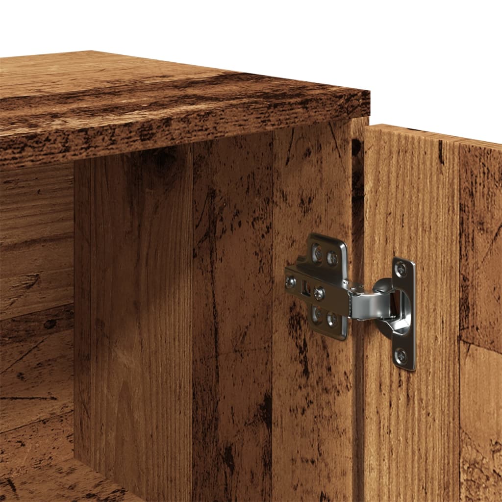 vidaXL Szafka, stare drewno, 88x30x64 cm, materiał drewnopochodny