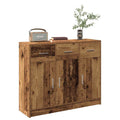 vidaXL Szafka, stare drewno, 91x28x75 cm, materiał drewnopochodny