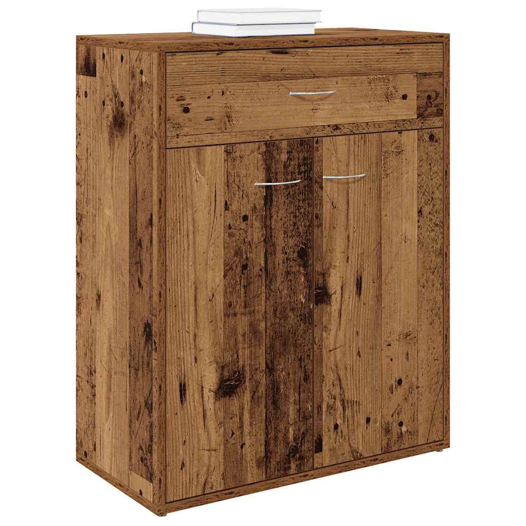 vidaXL Szafka, stare drewno, 60x30x75 cm, materiał drewnopochodny