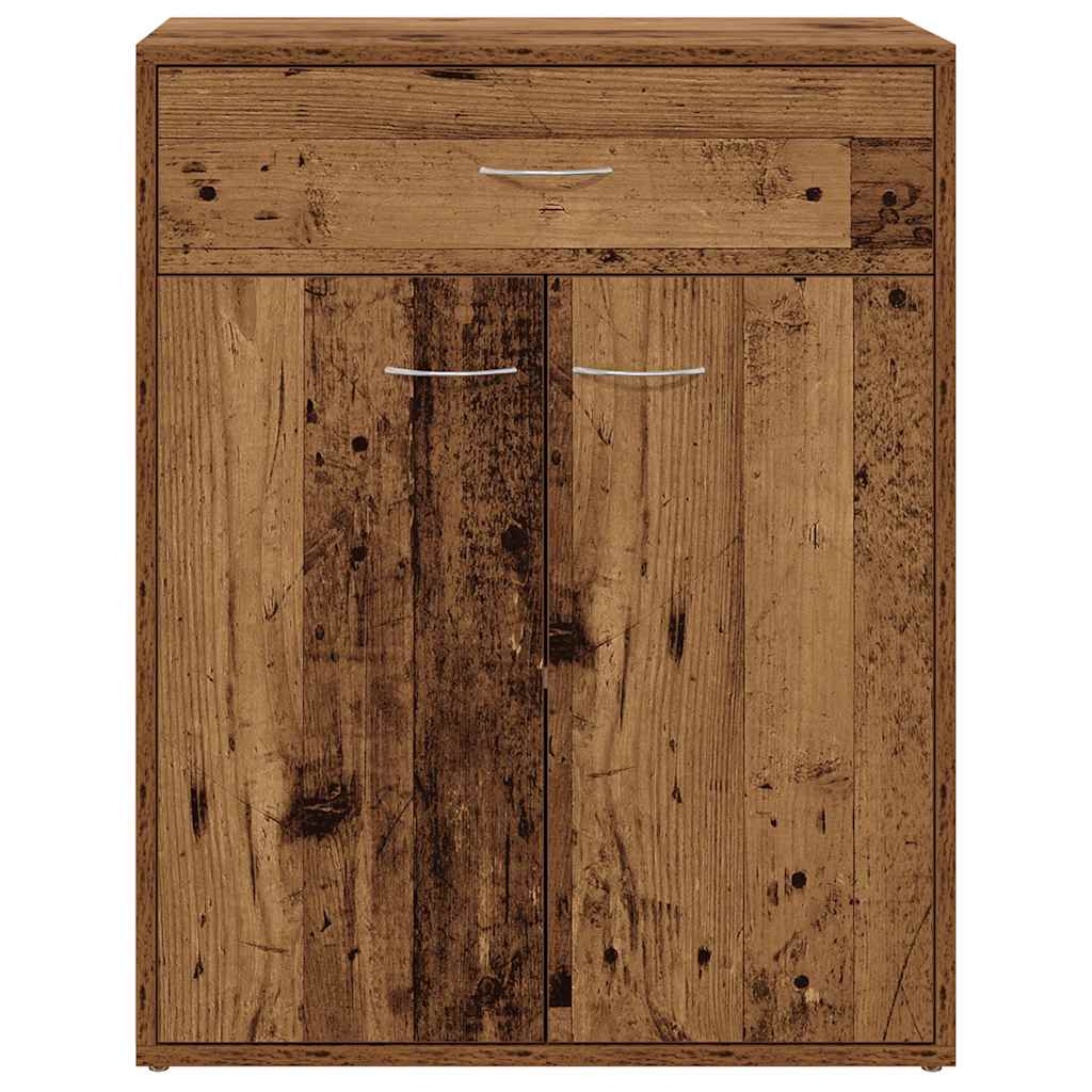 vidaXL Szafka, stare drewno, 60x30x75 cm, materiał drewnopochodny