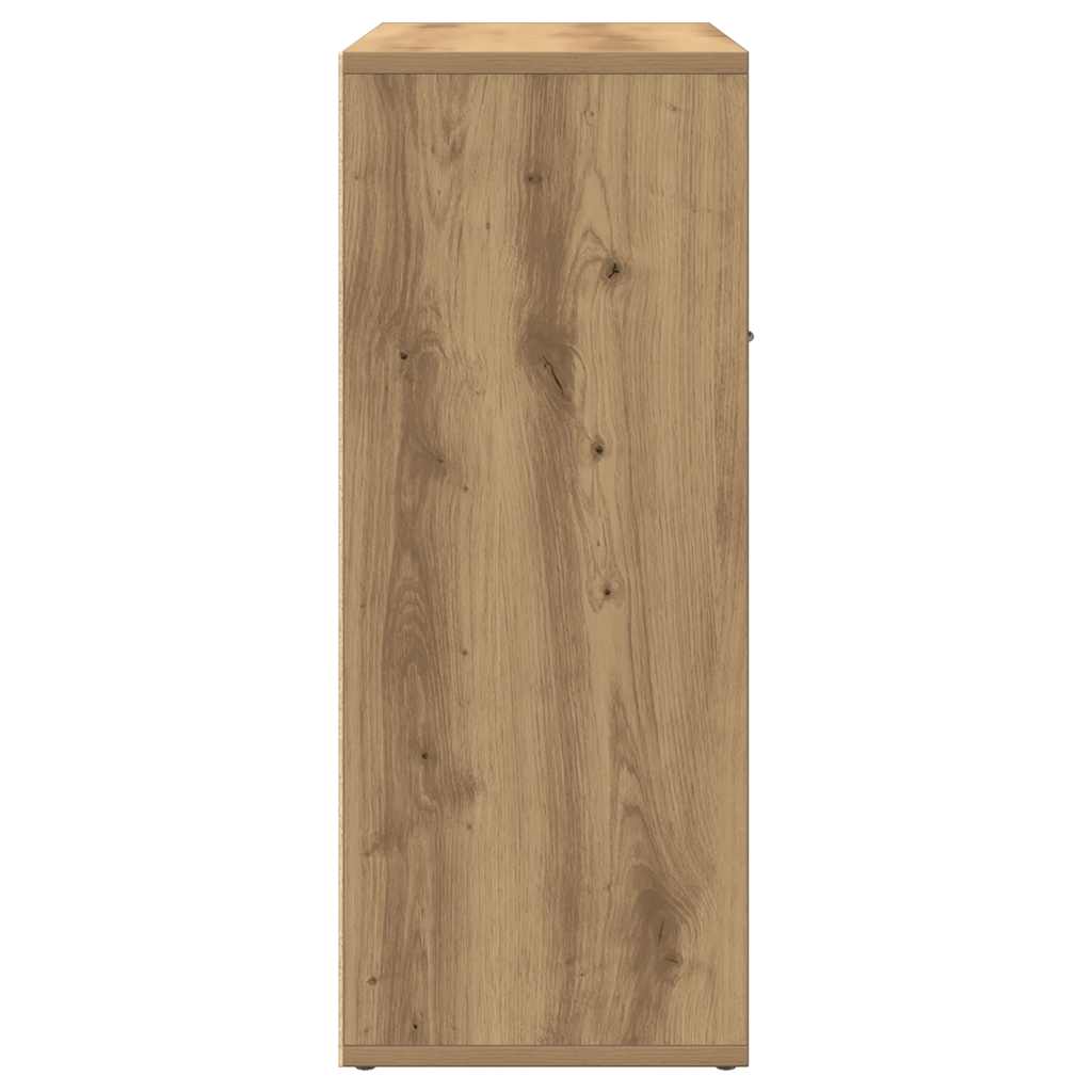 vidaXL Szafka, dąb artisan, 60x30x75 cm, materiał drewnopochodny