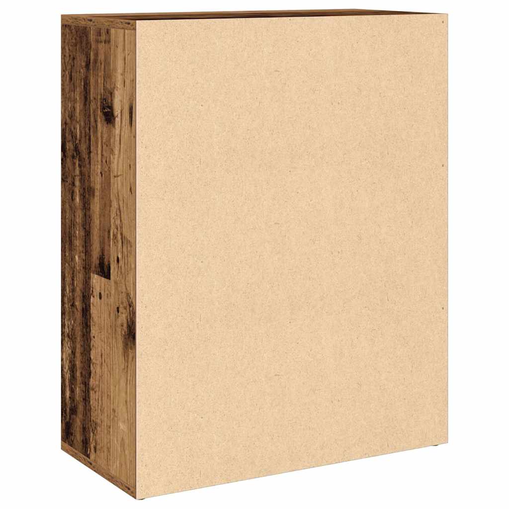 vidaXL Szafka, stare drewno, 60x30x75 cm, materiał drewnopochodny