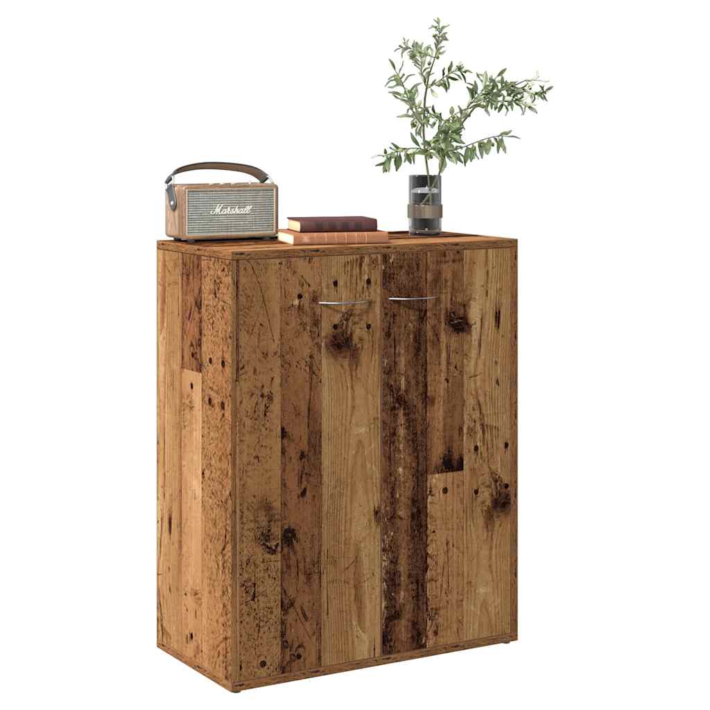 vidaXL Szafka, stare drewno, 60x30x75 cm, materiał drewnopochodny