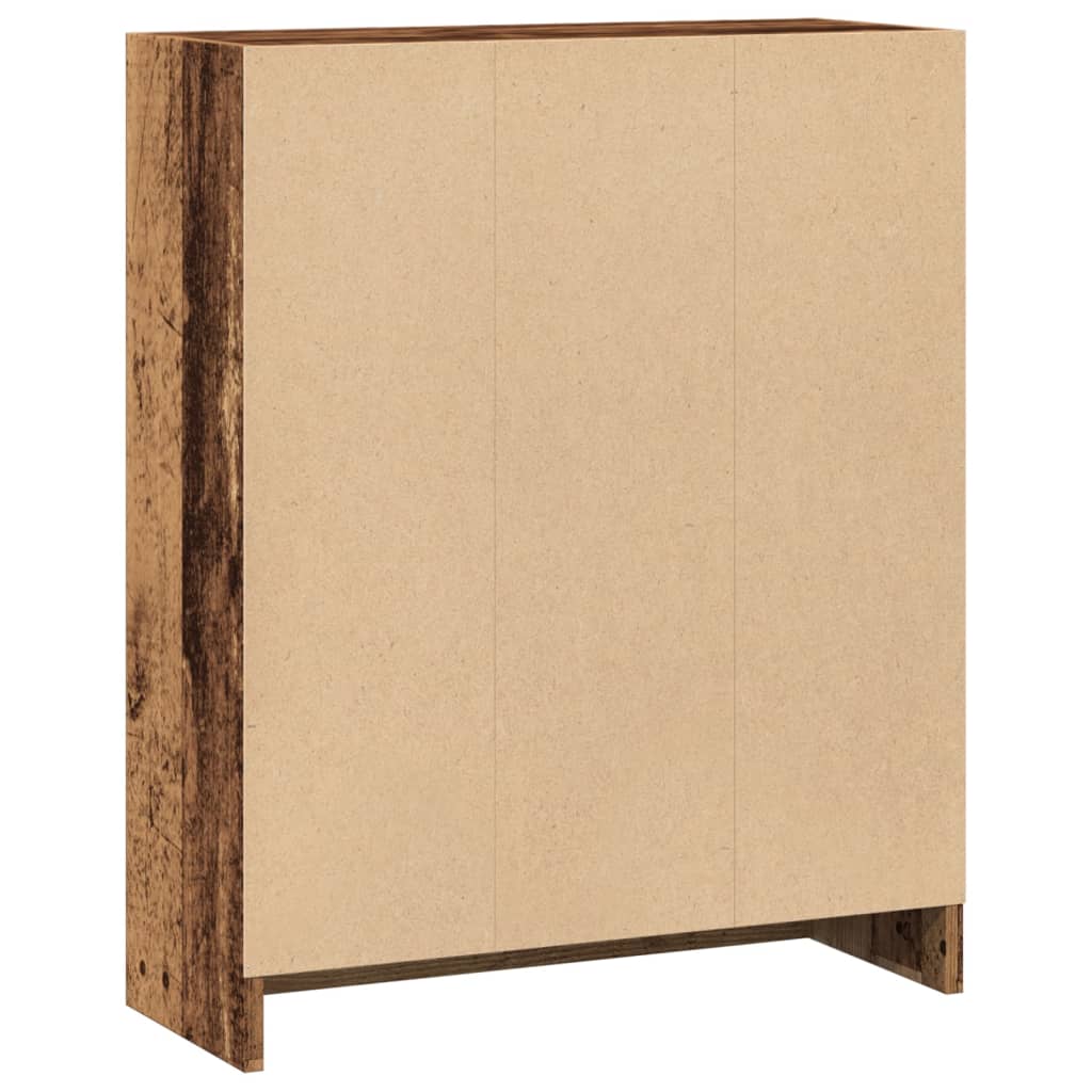 vidaXL Regał, stare drewno, 60x24x76 cm, materiał drewnopochodny