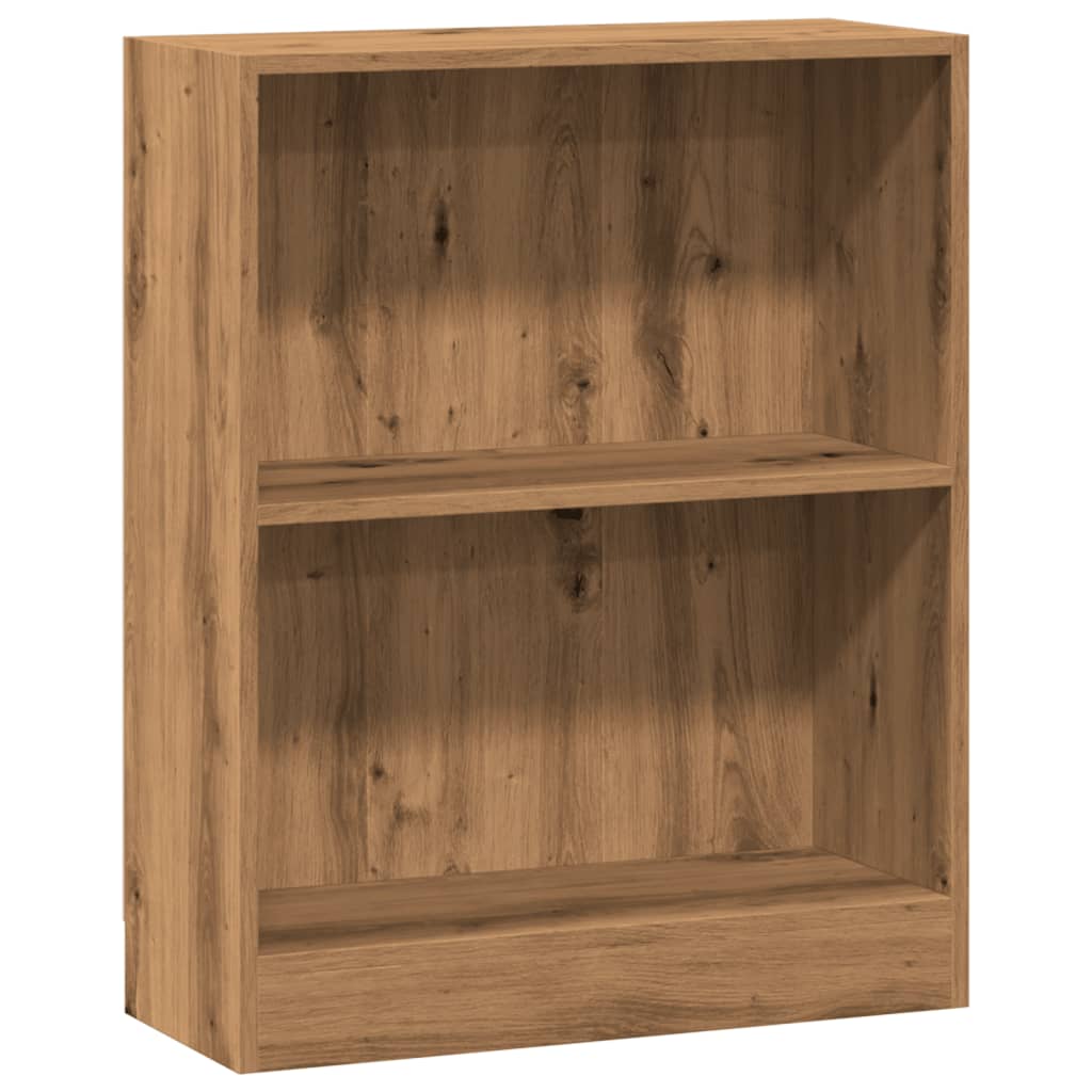 vidaXL Regał, dąb artisian, 60x24x76 cm, materiał drewnopochodny
