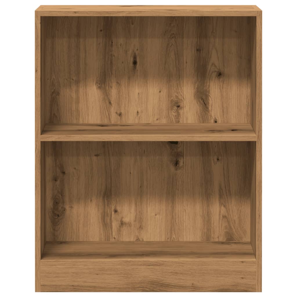 vidaXL Regał, dąb artisian, 60x24x76 cm, materiał drewnopochodny