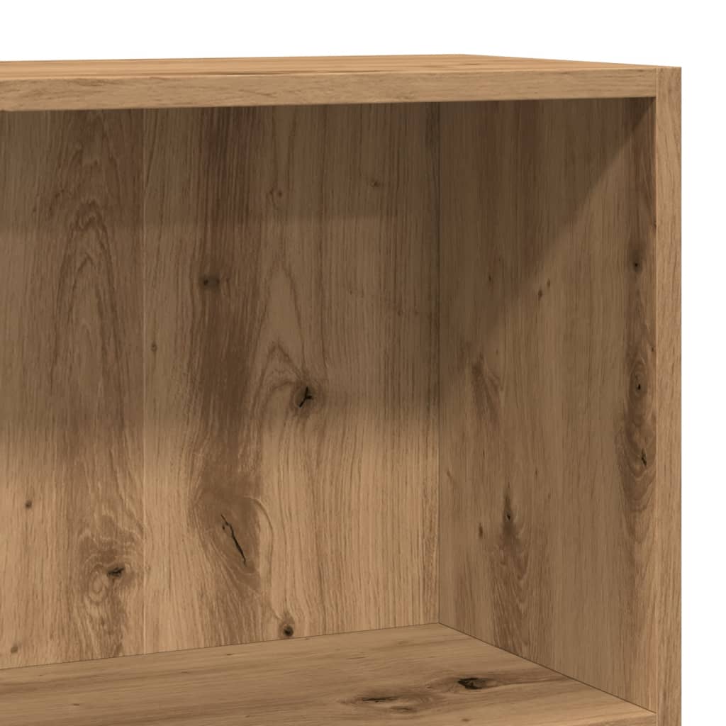 vidaXL Regał, dąb artisian, 60x24x76 cm, materiał drewnopochodny