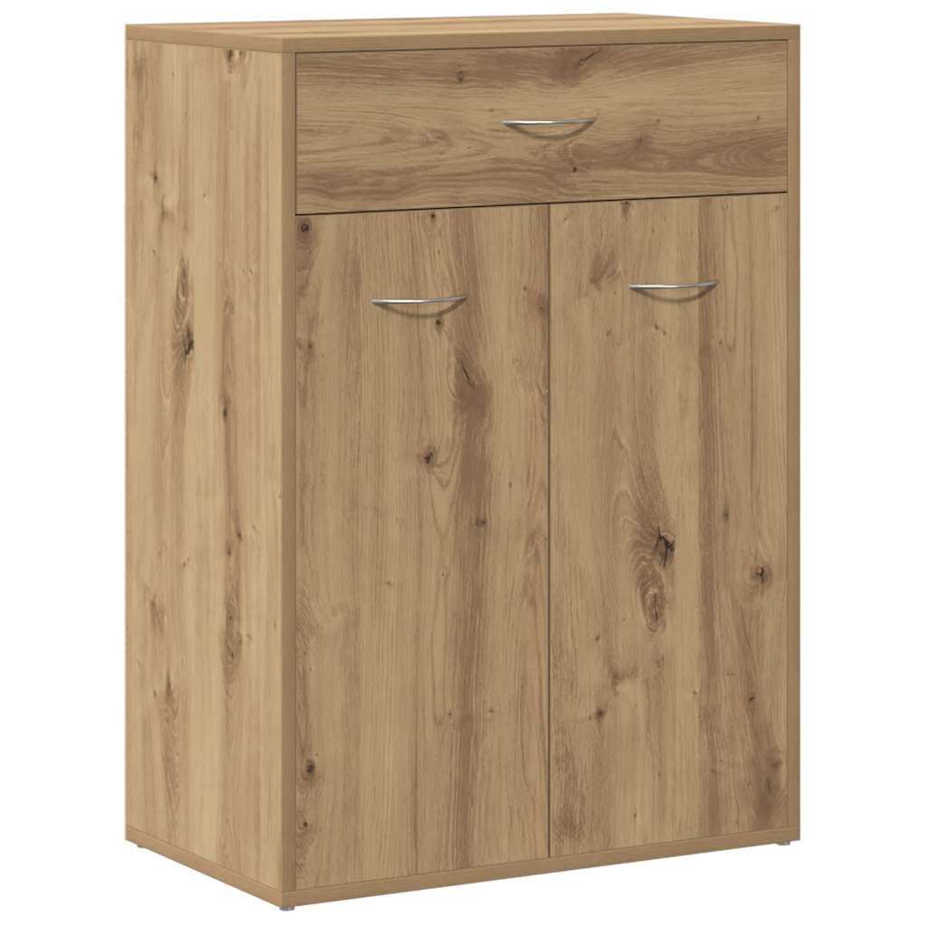 vidaXL Szafka na buty, dąb artisan 60x35x84cm materiał drewnopochodny