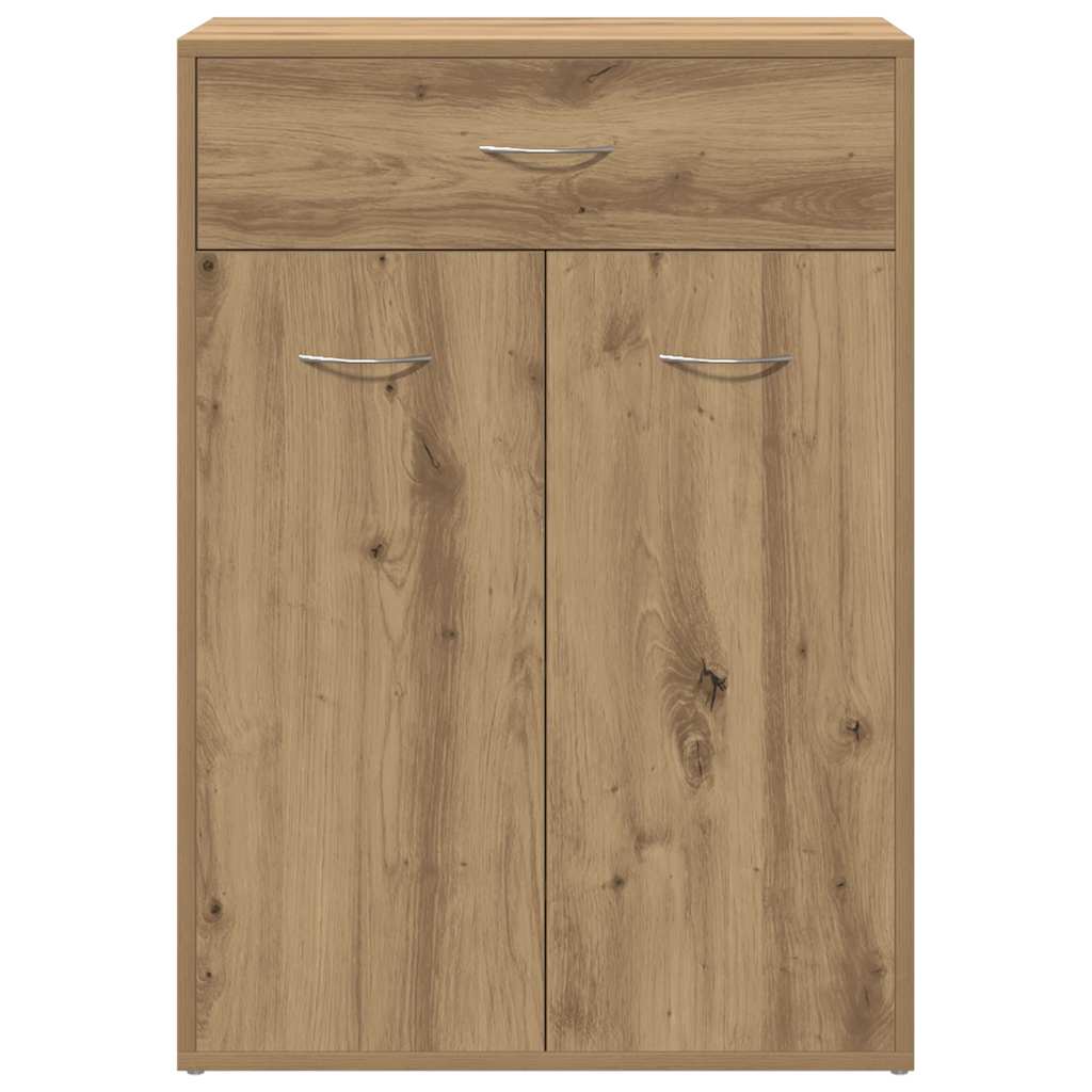 vidaXL Szafka na buty, dąb artisan 60x35x84cm materiał drewnopochodny