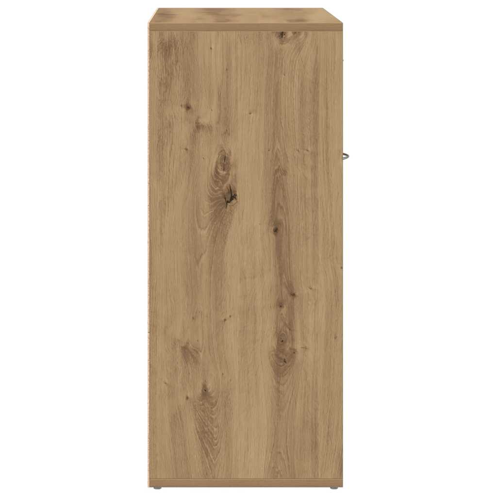 vidaXL Szafka na buty, dąb artisan 60x35x84cm materiał drewnopochodny