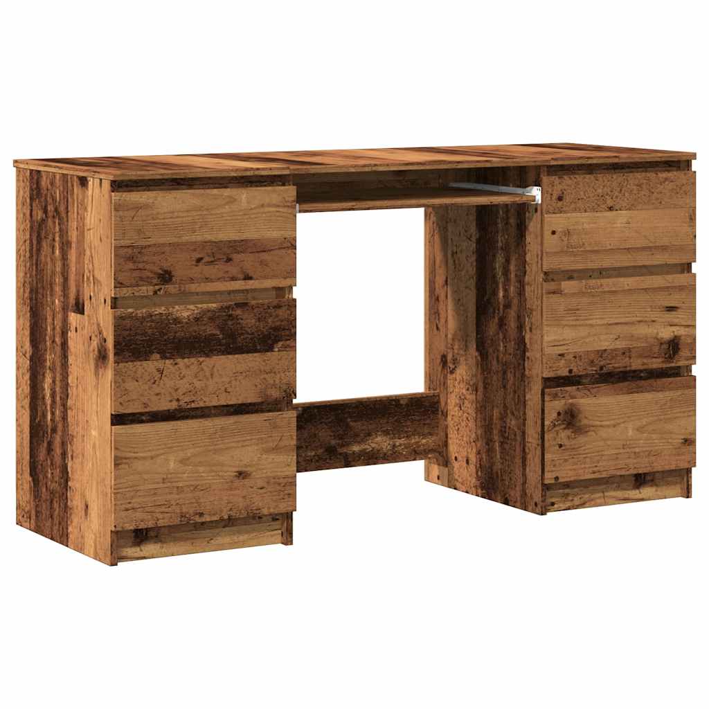 vidaXL Biurko, stare drewno, 140x50x77 cm, materiał drewnopochodny