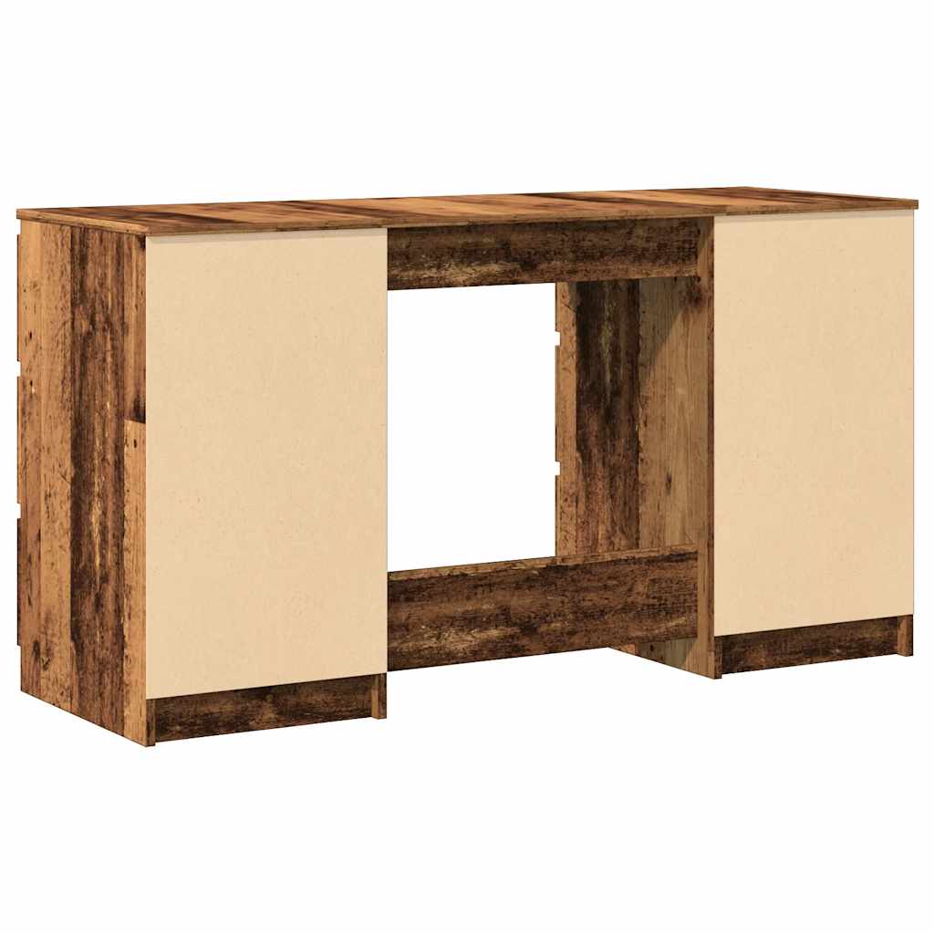 vidaXL Biurko, stare drewno, 140x50x77 cm, materiał drewnopochodny