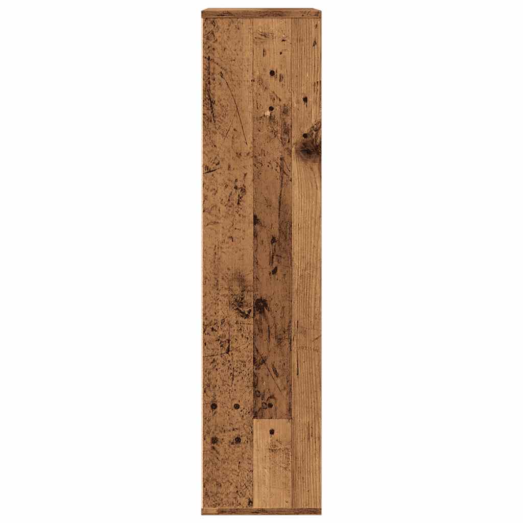 vidaXL Regał na książki, stare drewno, 50x25x104 cm