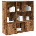 vidaXL Regał, stare drewno, 98x29x97,5 cm, materiał drewnopochodny