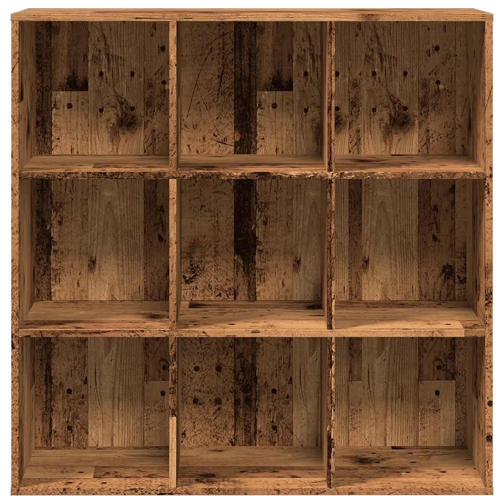 vidaXL Regał, stare drewno, 98x29x97,5 cm, materiał drewnopochodny