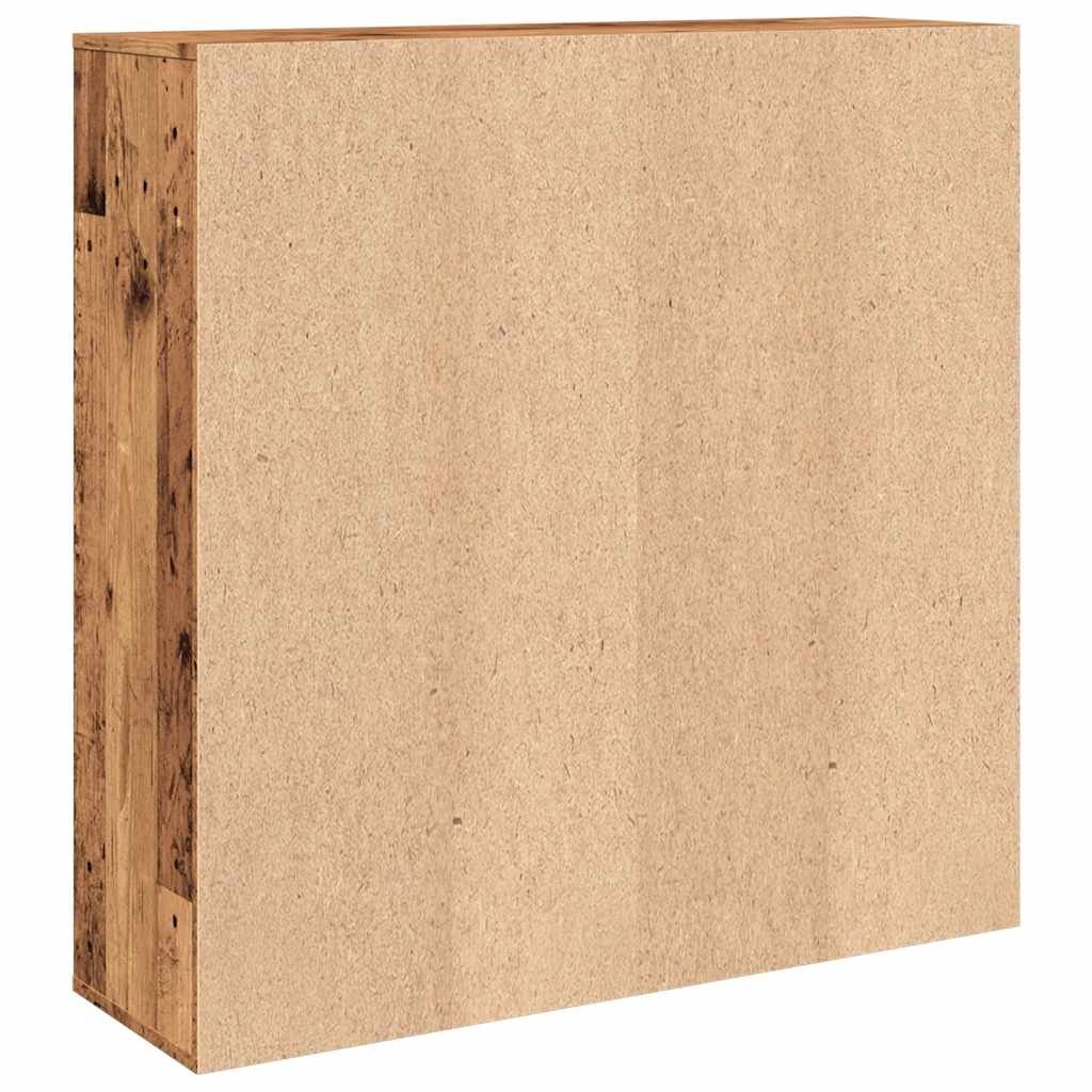 vidaXL Regał, stare drewno, 98x29x97,5 cm, materiał drewnopochodny