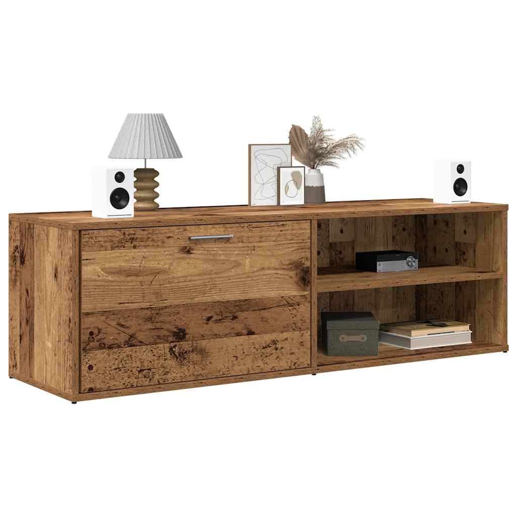 vidaXL Szafka pod TV, stare drewno, 120x34x37 cm