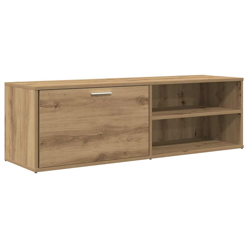 vidaXL Szafka pod TV, dąb artisan, 120x34x37 cm