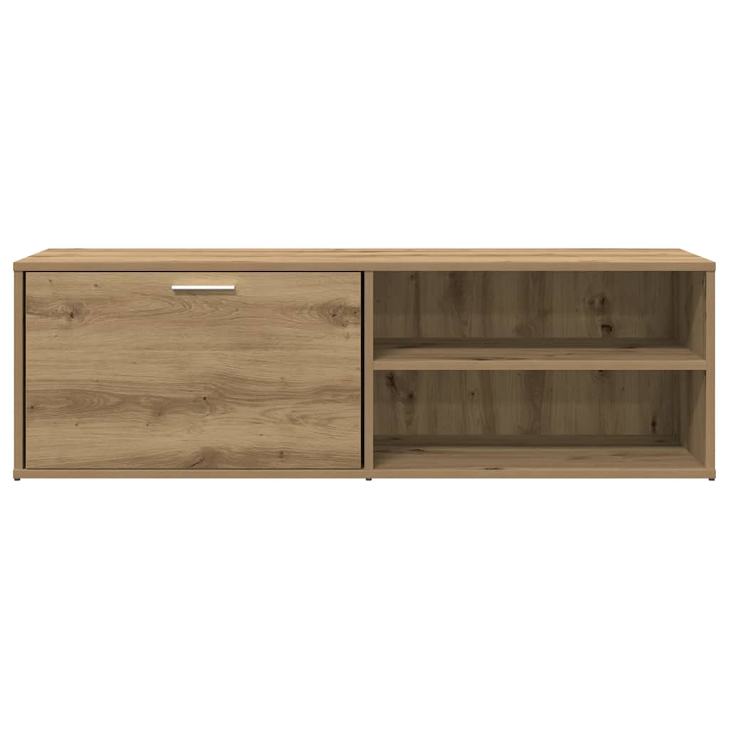 vidaXL Szafka pod TV, dąb artisan, 120x34x37 cm