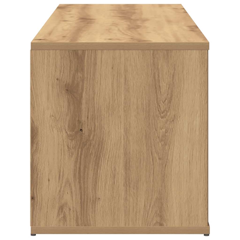vidaXL Szafka pod TV, dąb artisan, 120x34x37 cm