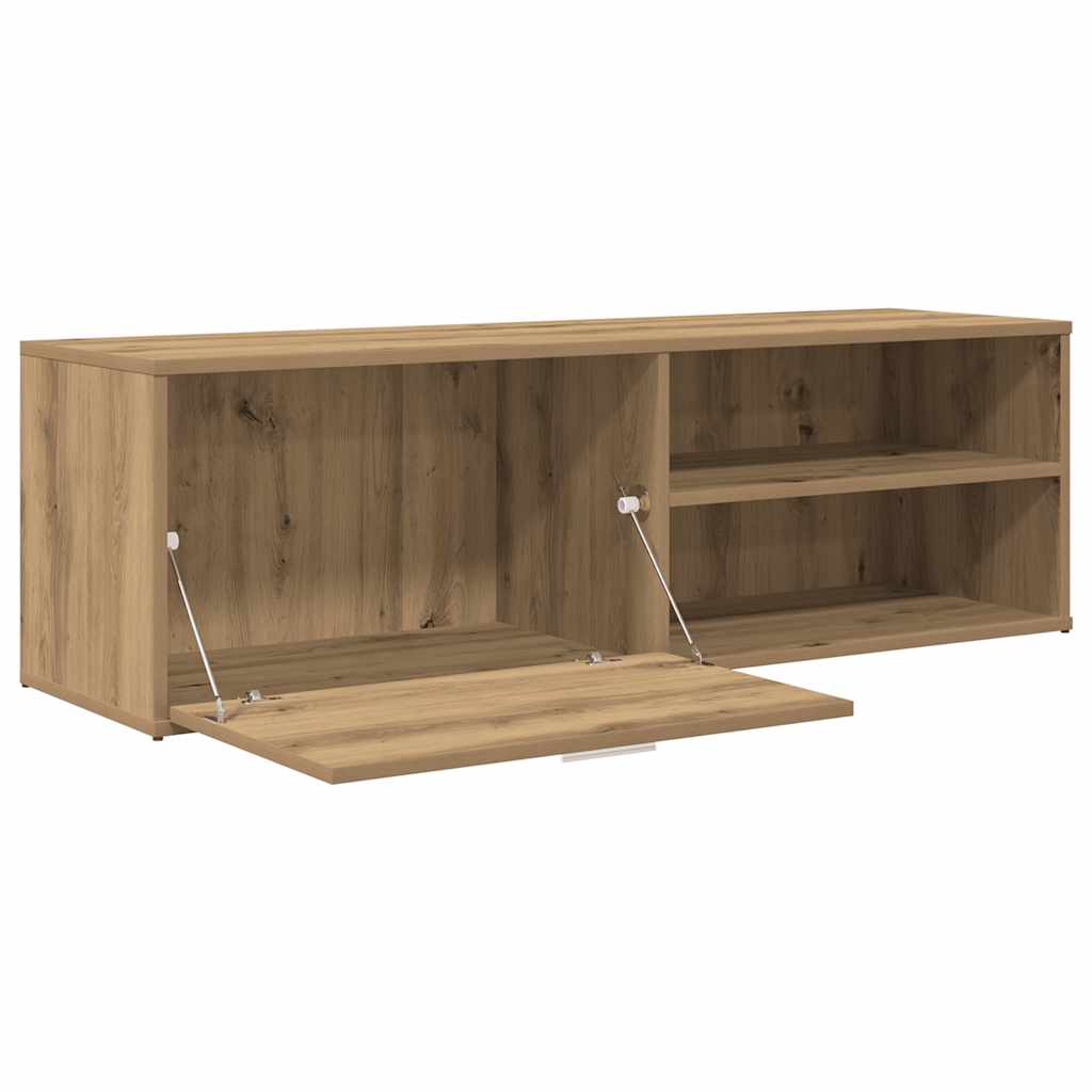 vidaXL Szafka pod TV, dąb artisan, 120x34x37 cm