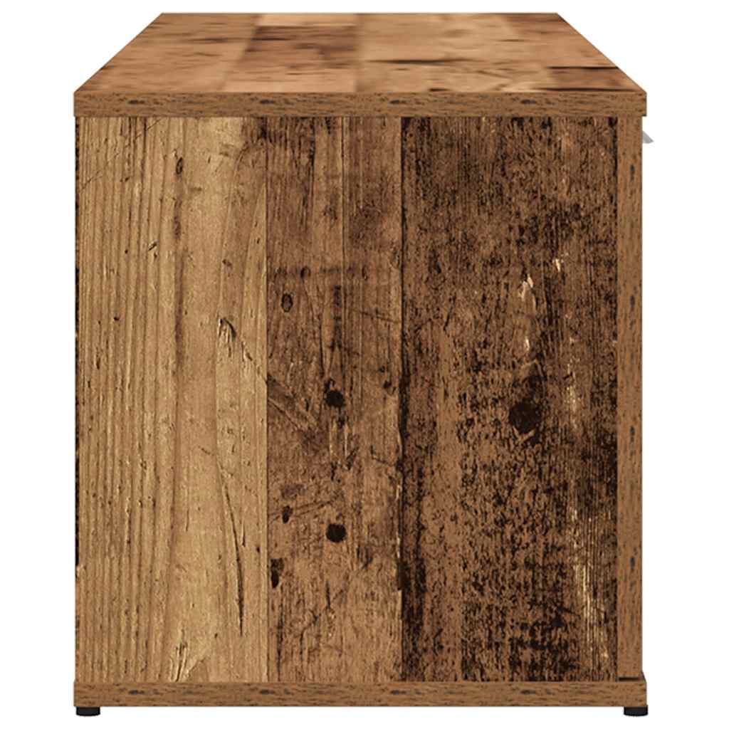 vidaXL Szafka pod TV, stare drewno, 120x34x37 cm