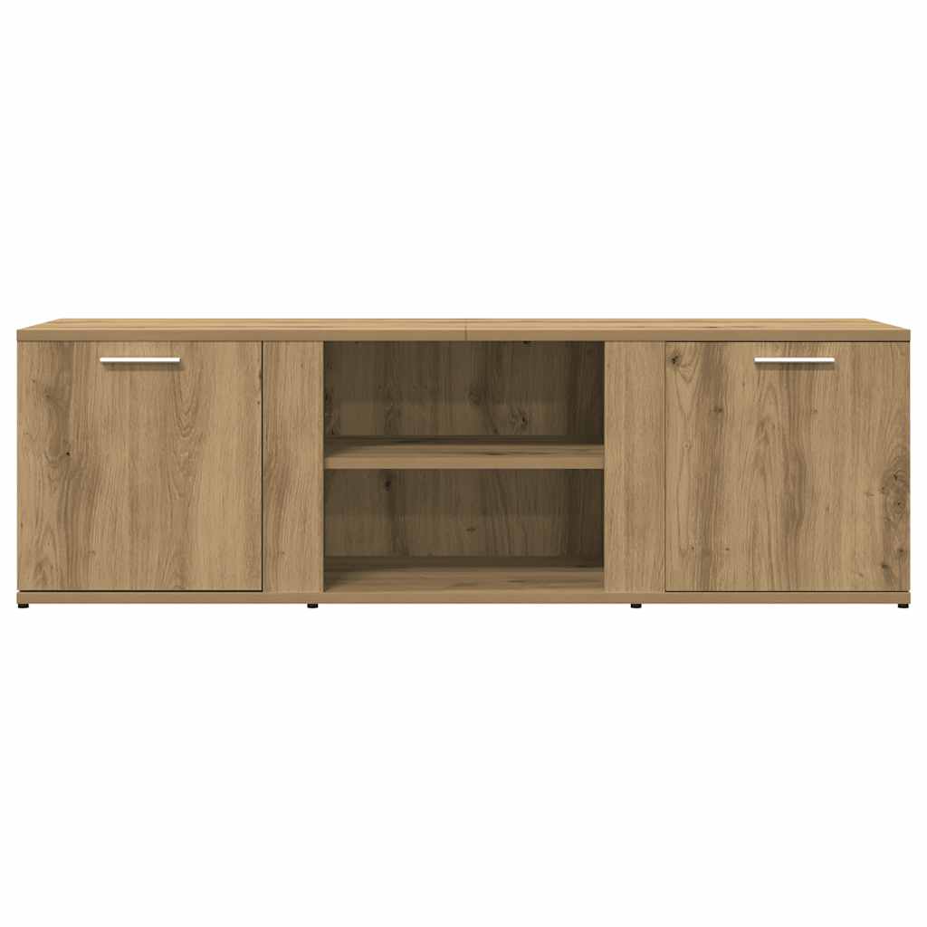 vidaXL Szafka pod TV, dąb artisan, 120x34x37 cm