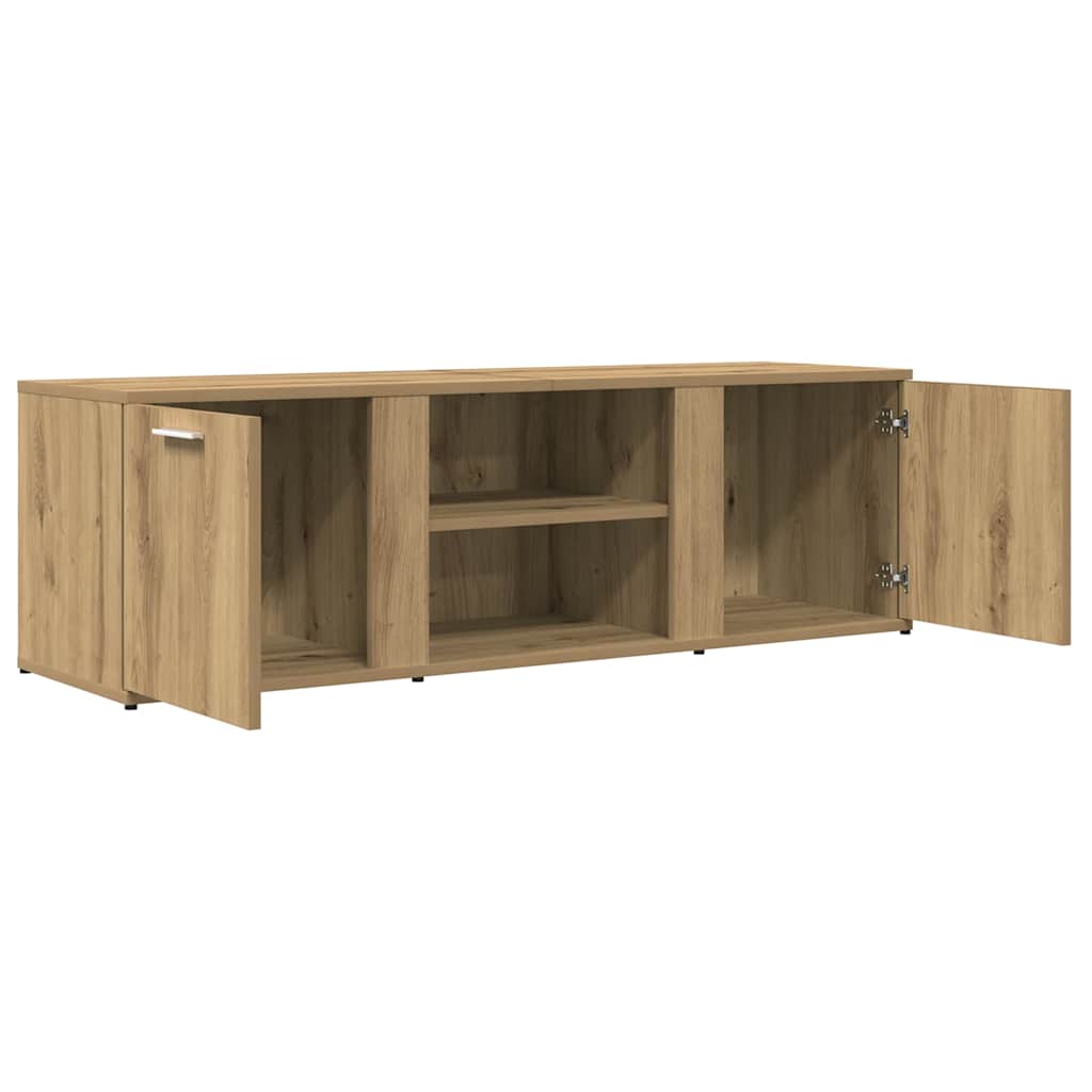 vidaXL Szafka pod TV, dąb artisan, 120x34x37 cm