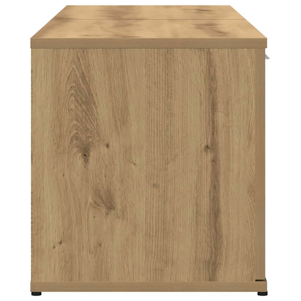 vidaXL Szafka pod TV, dąb artisan, 120x34x37 cm