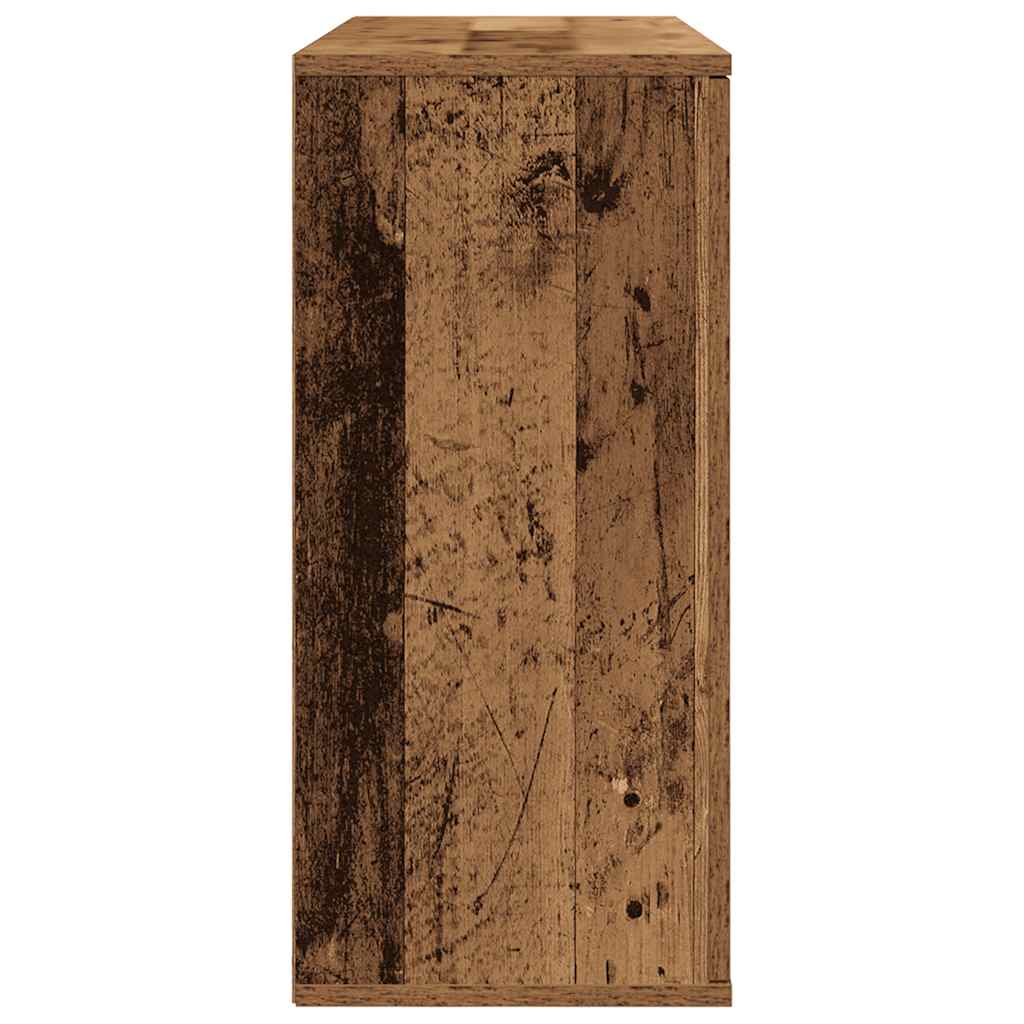 vidaXL Szafka, stare drewno, 90x29,5x65 cm, materiał drewnopochodny