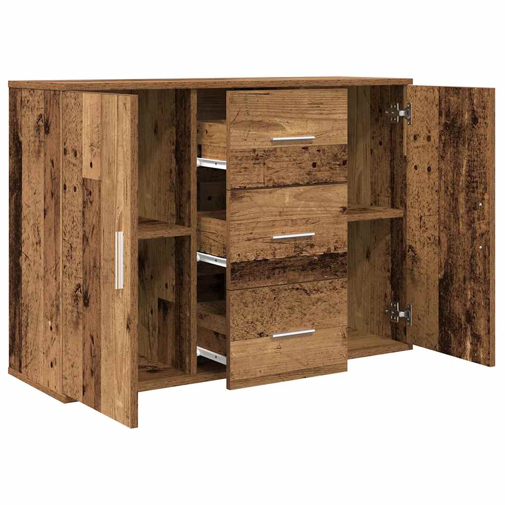 vidaXL Szafka, stare drewno, 90x29,5x65 cm, materiał drewnopochodny