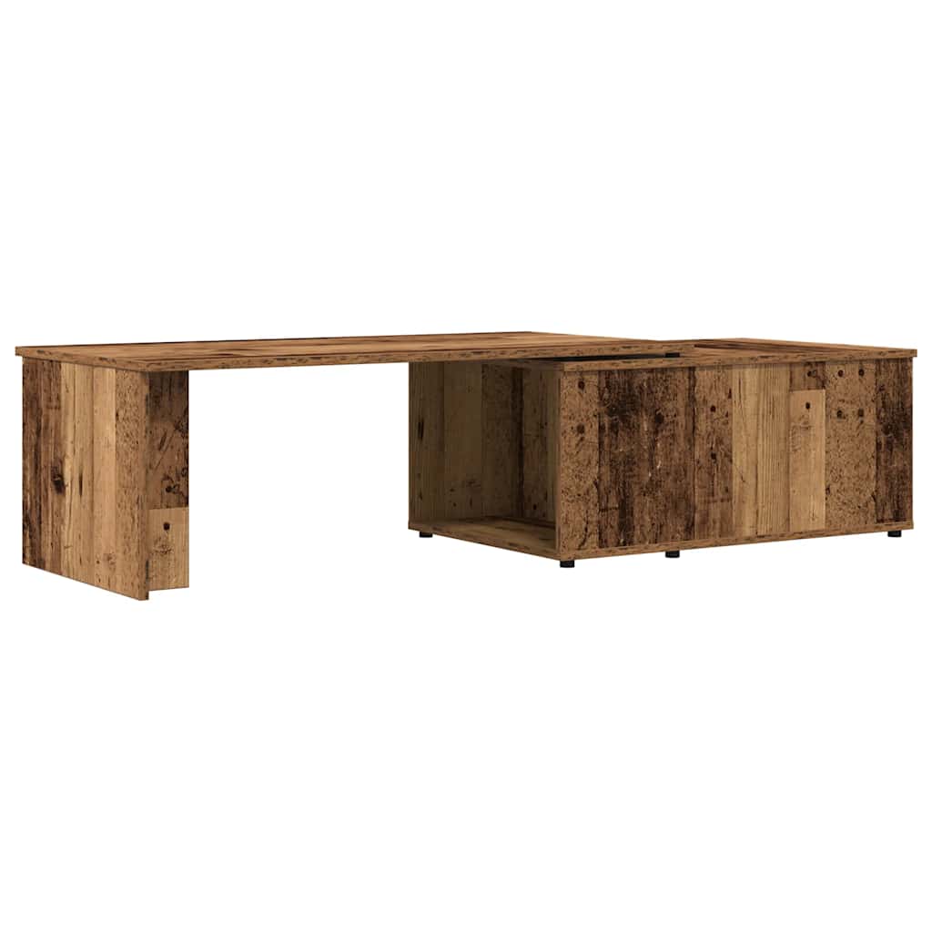 vidaXL Stolik kawowy, stare drewno, 150x50x35 cm
