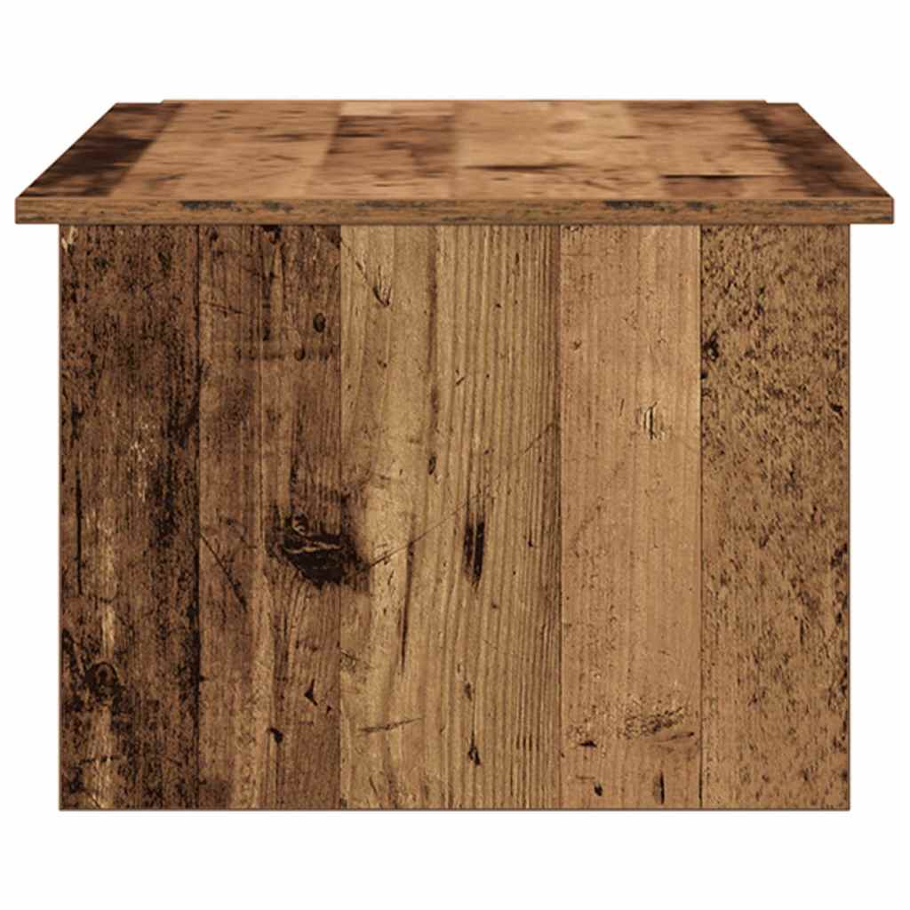 vidaXL Stolik kawowy, stare drewno, 150x50x35 cm