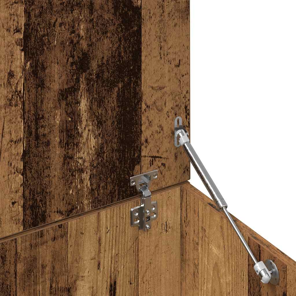 vidaXL Stolik kawowy, stare drewno, 150x50x35 cm