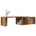 vidaXL Stolik kawowy, stare drewno, 150x50x35 cm