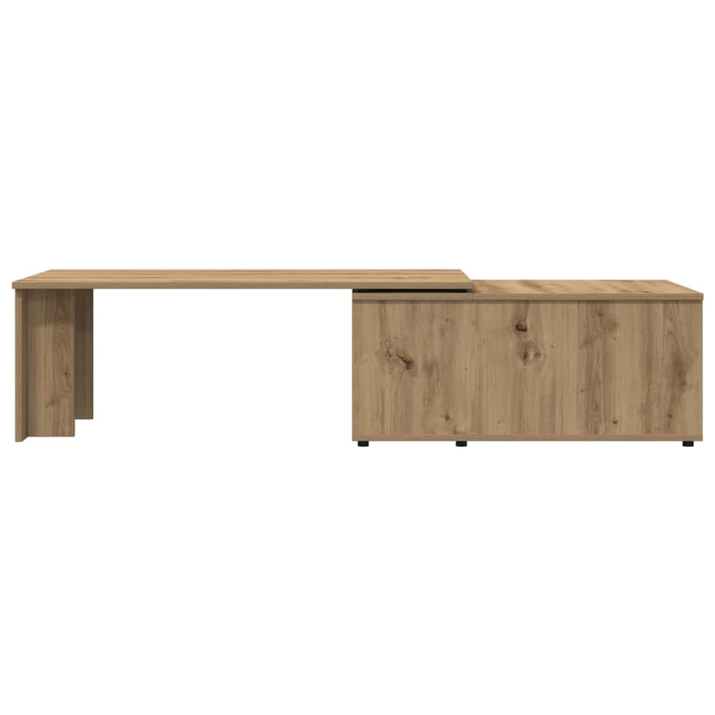 vidaXL Stolik kawowy, dąb artisan, 150x50x35 cm