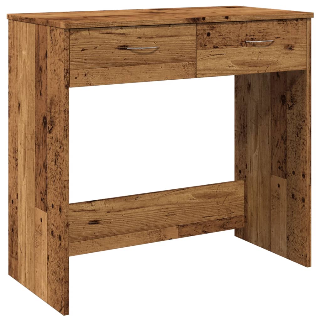 vidaXL Biurko, stare drewno, 80x40x75 cm, materiał drewnopochodny