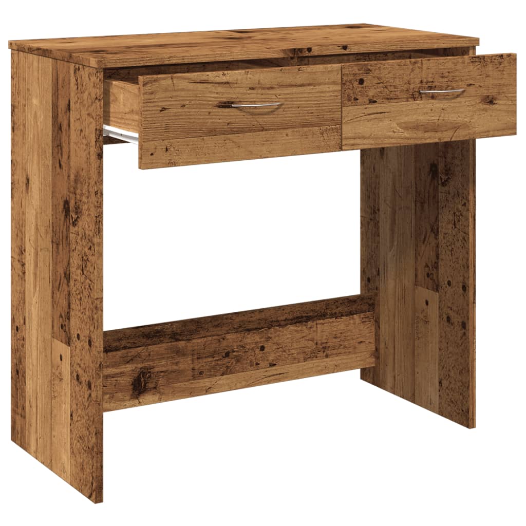 vidaXL Biurko, stare drewno, 80x40x75 cm, materiał drewnopochodny
