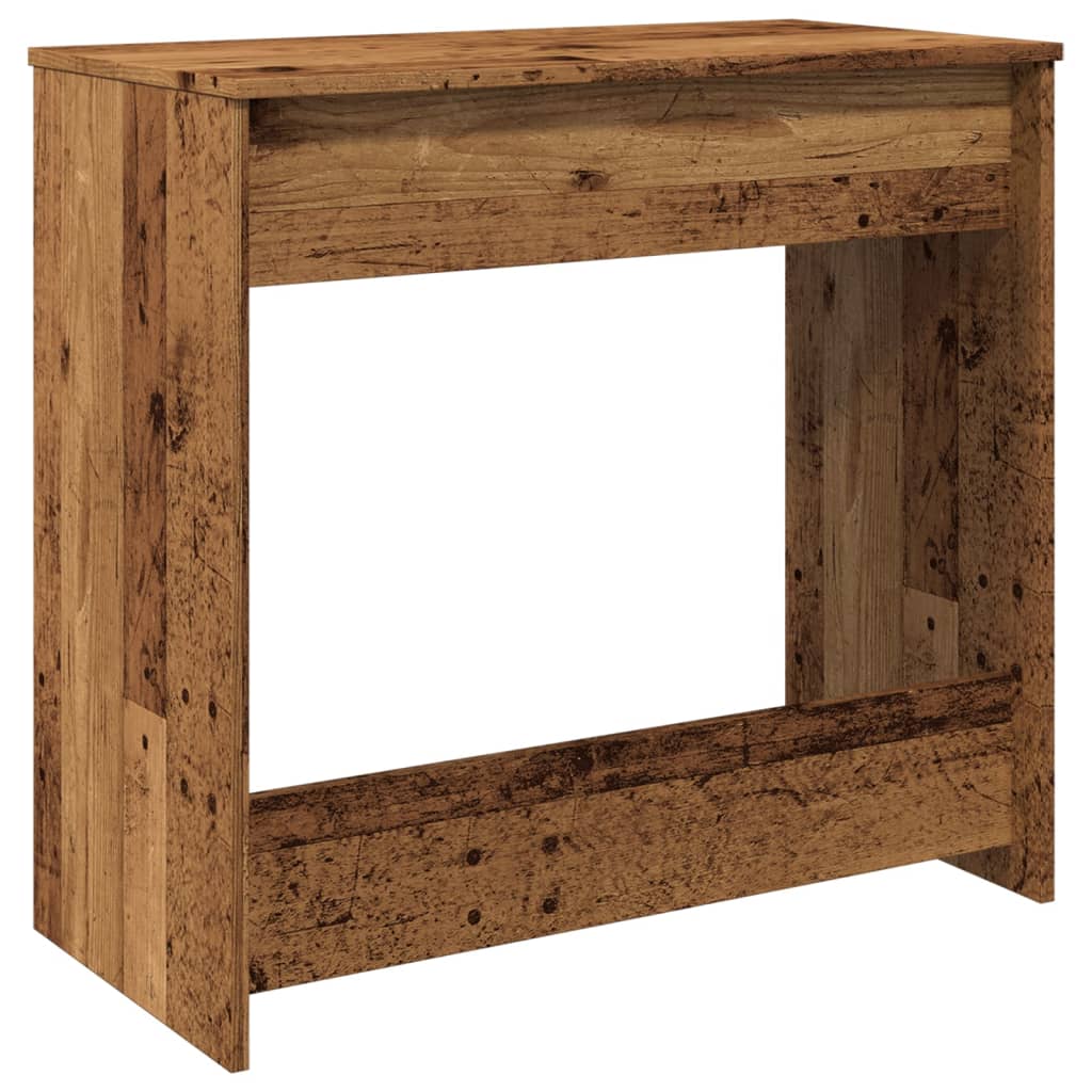 vidaXL Biurko, stare drewno, 80x40x75 cm, materiał drewnopochodny
