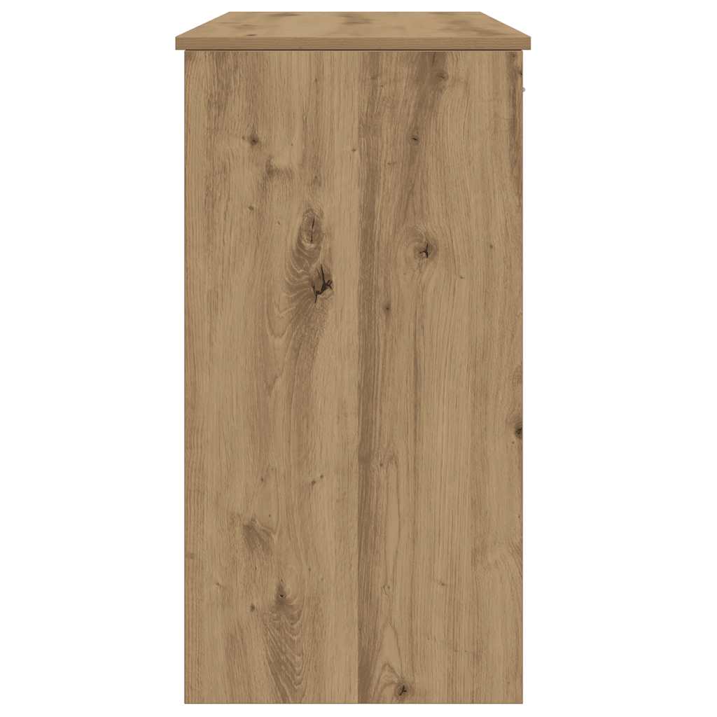 vidaXL Biurko, dąb artisan, 80x40x75 cm, materiał drewnopochodny