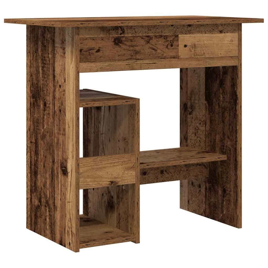 vidaXL Biurko, stare drewno, 80x45x74 cm, materiał drewnopochodny