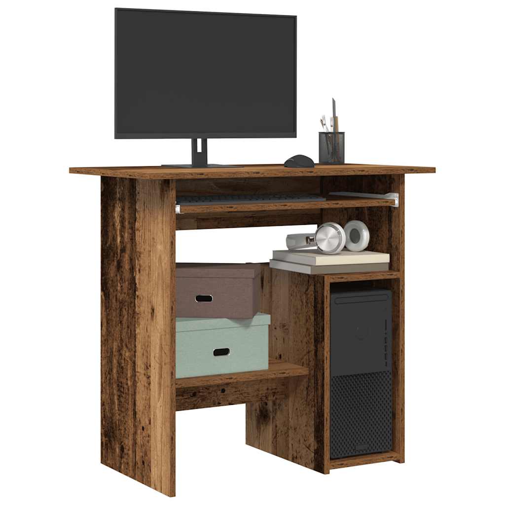 vidaXL Biurko, stare drewno, 80x45x74 cm, materiał drewnopochodny