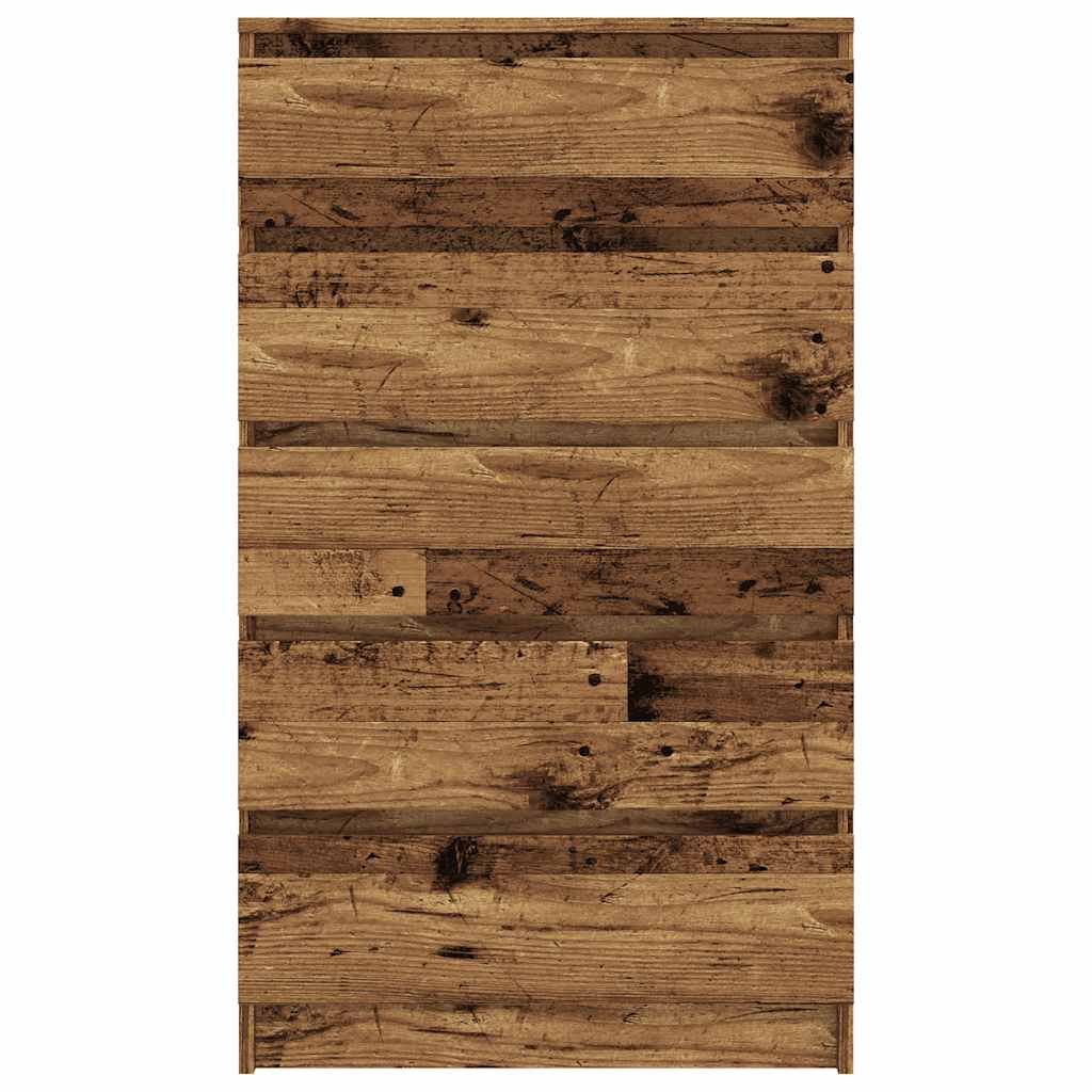 vidaXL Komoda, stare drewno, 60x36x103 cm, materiał drewnopochodny